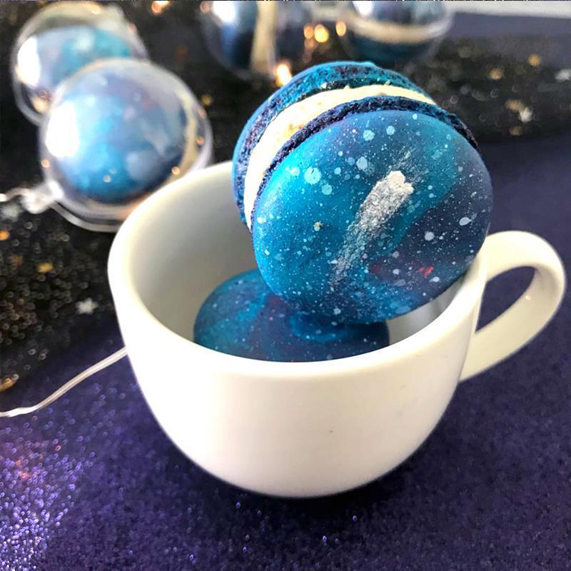 星空马卡龙好看高颜值星空马卡龙甜品零食礼盒女生新年礼物婚礼情人