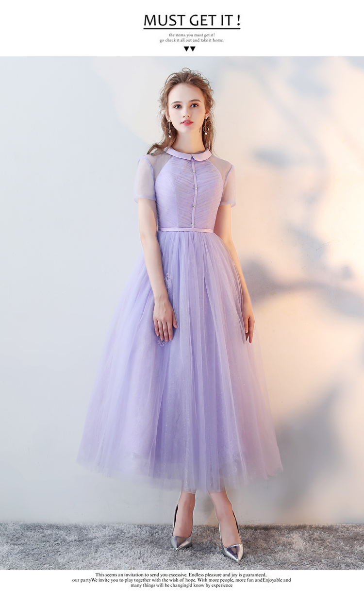 小学生主持人礼服女初中生主持指挥晚新款中学生钢琴学院风朗诵朗读