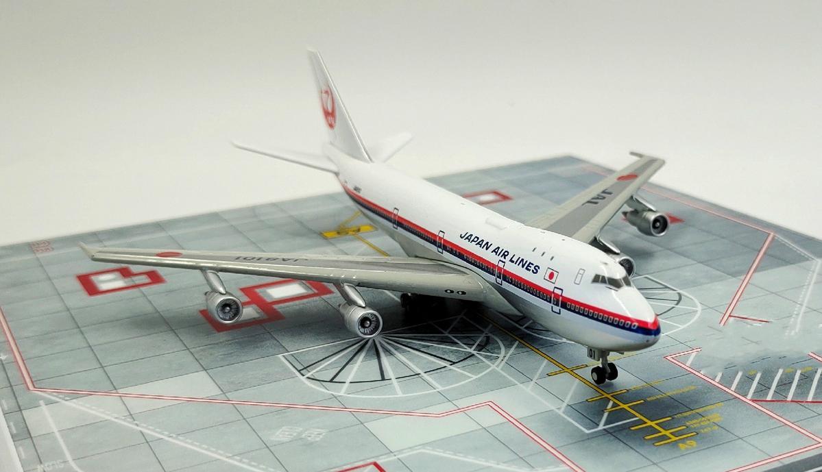 jal日本航空波音b747-100客机ja8101飞机模型合金仿真摆件1:400 1:400