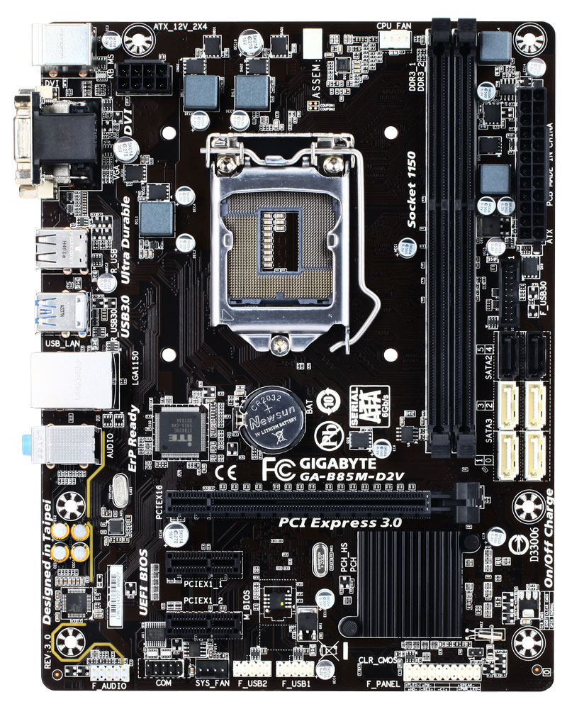gigabyte技嘉b85md2vd3v华硕微星映泰台式机电脑主板1150绿色