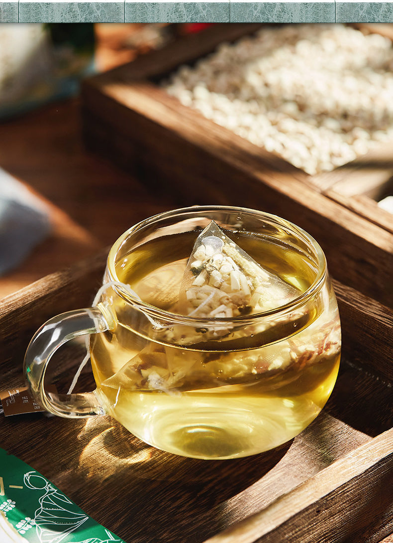 北京同仁堂原料广东省中薏苡仁茯苓茶红豆薏米茶湿热气重独立小包装