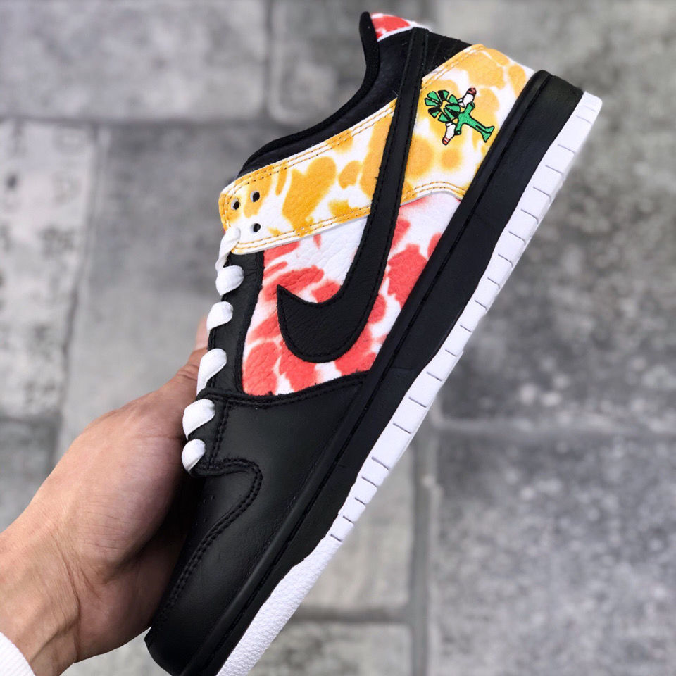 纯原实拍sbdunk男鞋低帮女板鞋sb黑扎染外星人low休闲运动鞋防滑黑