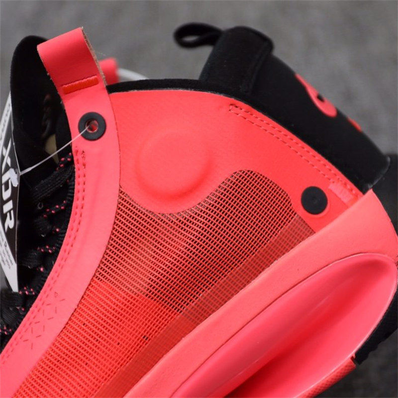 aj34 xxxiv low pf 乔34中帮红黑红防滑耐磨男款运动文化篮球鞋 红黑