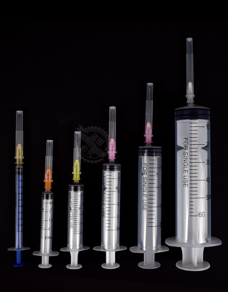 兽用一次性注射针器药器猪宠物狗猫疫苗带针头针筒10ml50针管100兽用