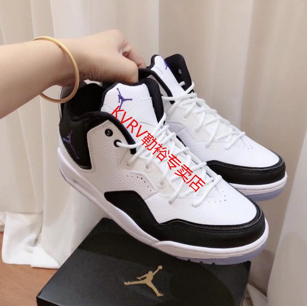 篮球鞋子男aj女鞋休闲情侣运动鞋ins女泫雅潮鞋 aj23白黑(高版本) 41