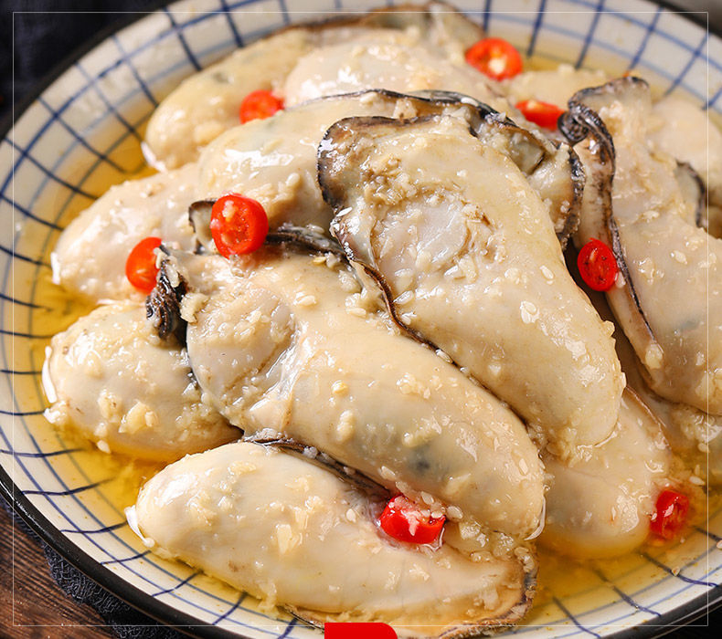 哇呀waya生蚝罐头即食小海鲜熟食麻辣蒜蓉海蛎子罐装麻辣生蚝1罐