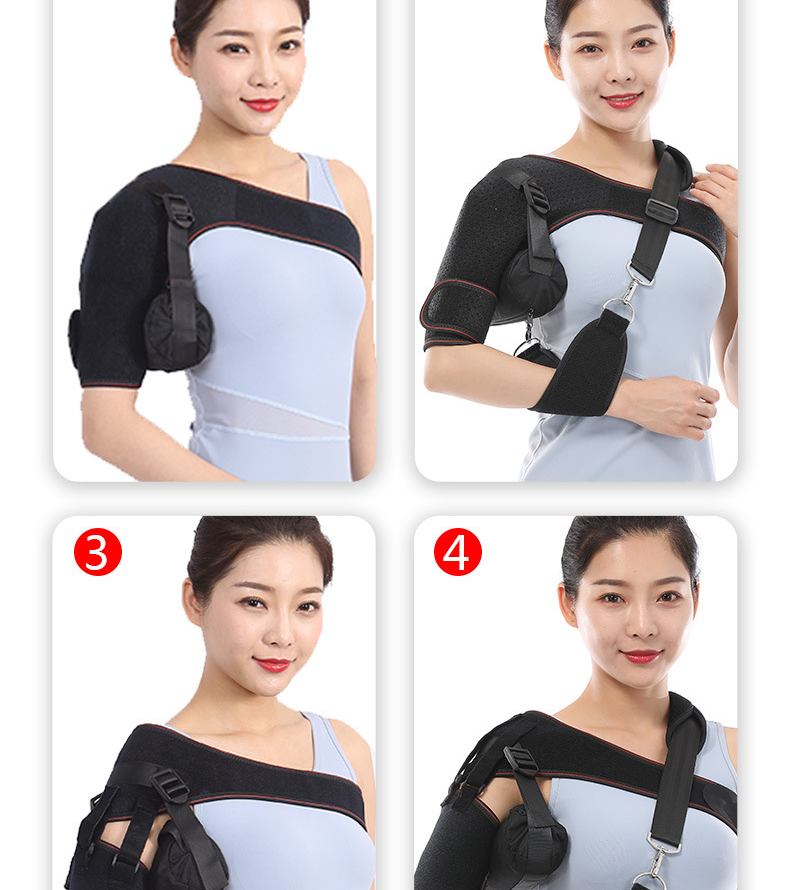 康复护肩关节脱臼固定带肱骨骨折锁骨带肩托前臂吊带气囊肩膀护具16