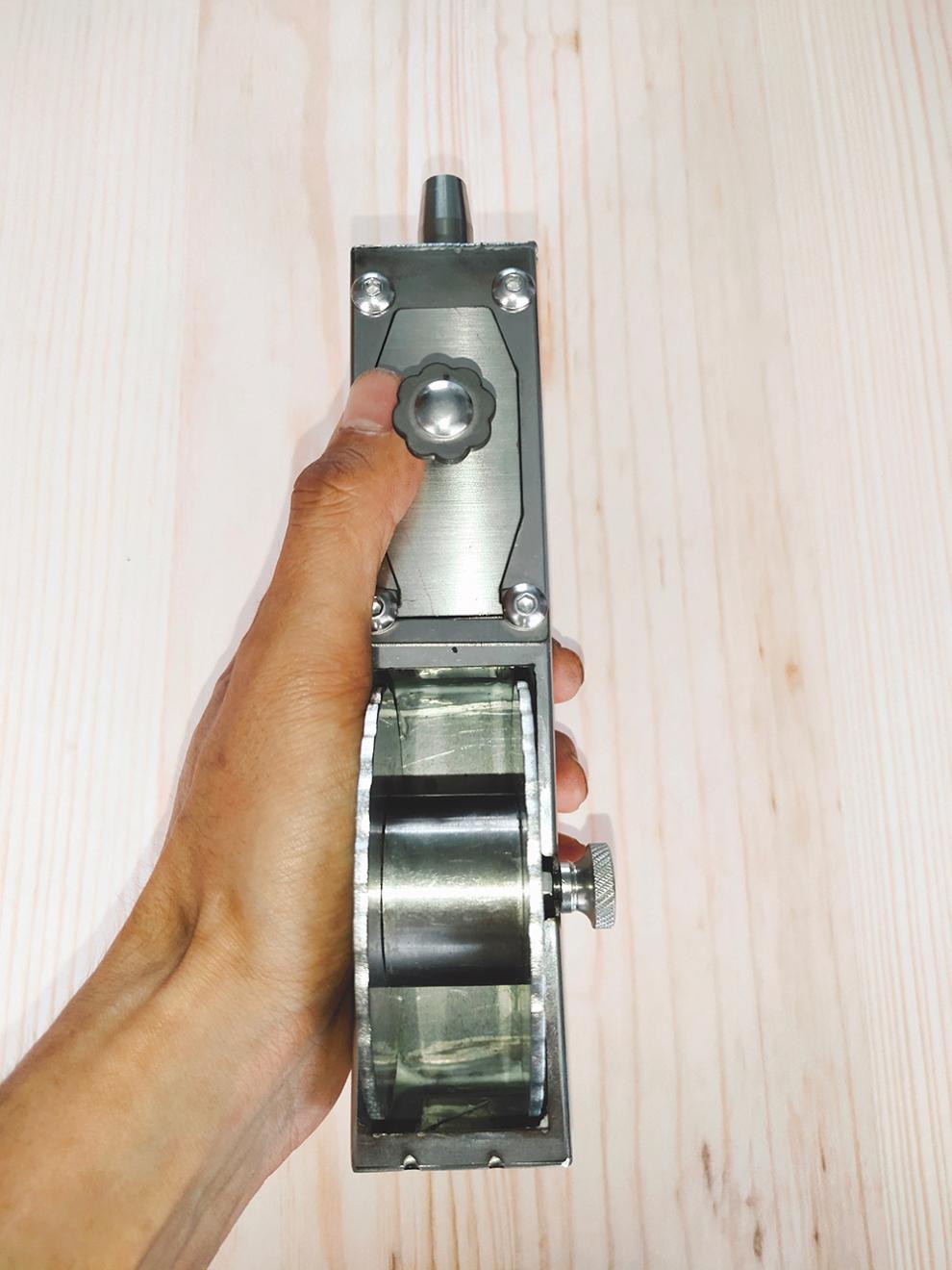 60不锈钢墨斗工地放线手拨款bd46款工程划线器白钢放线bd38小号