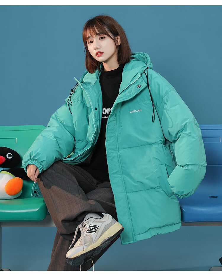 胖妹妹外套胖女孩胖mm棉袄女2021年新款韩版宽松棉服o