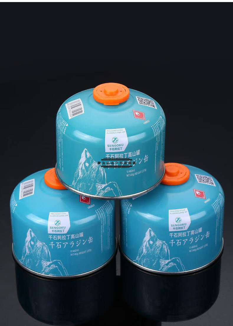 炉具瓦斯丁烷燃气煤气品牌质量好的京自营230g高山气罐2罐品牌专柜