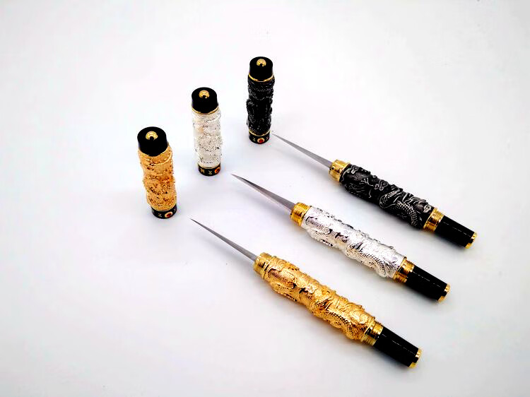 泰国龙刀厨师雕刻刀雕刻刀厨房雕花刀金龙雕刻刀刻花刀金色