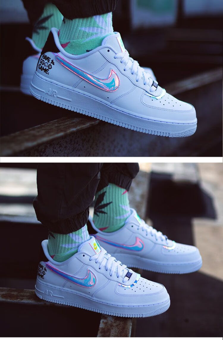 【官方】[] 空军 af1 镭射 电玩像素 空军一号板鞋纯元 dc0710 -191
