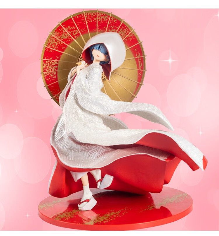 从零开始的异世界生活q版艾米莉亚浴衣雷蕾姆手办动漫模型礼物浴袍蕾