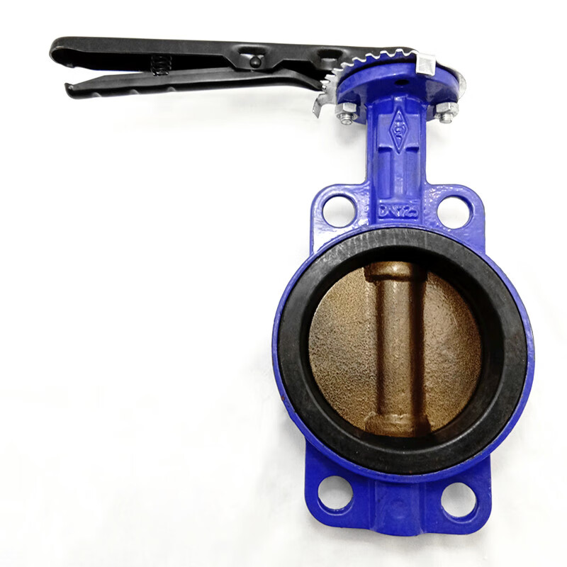 d7a1x-10/16zb1天津贝斯特对夹手动蝶阀中线对夹手柄蝶阀50 小体150