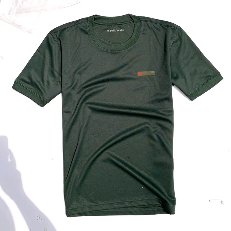 体能服陆军短袖套装男夏季宽松圆领军迷短袖衫短裤透气t恤 灰色套装