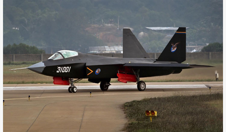 歼31战斗机模型j31飞机鹘鹰飞机模型军事航模成品仿真退伍礼品 1:72歼