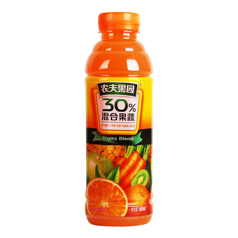 农夫果园果蔬汁农夫山泉农夫果园混合果蔬汁菠萝芒果番茄橙子胡萝卜