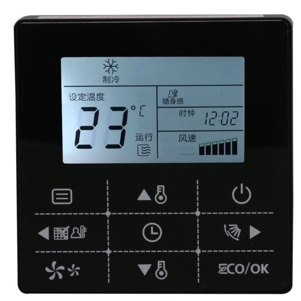 通用中央空调线控器86g原装wifi连接五芯90w酷风4芯控制面板90w白色5