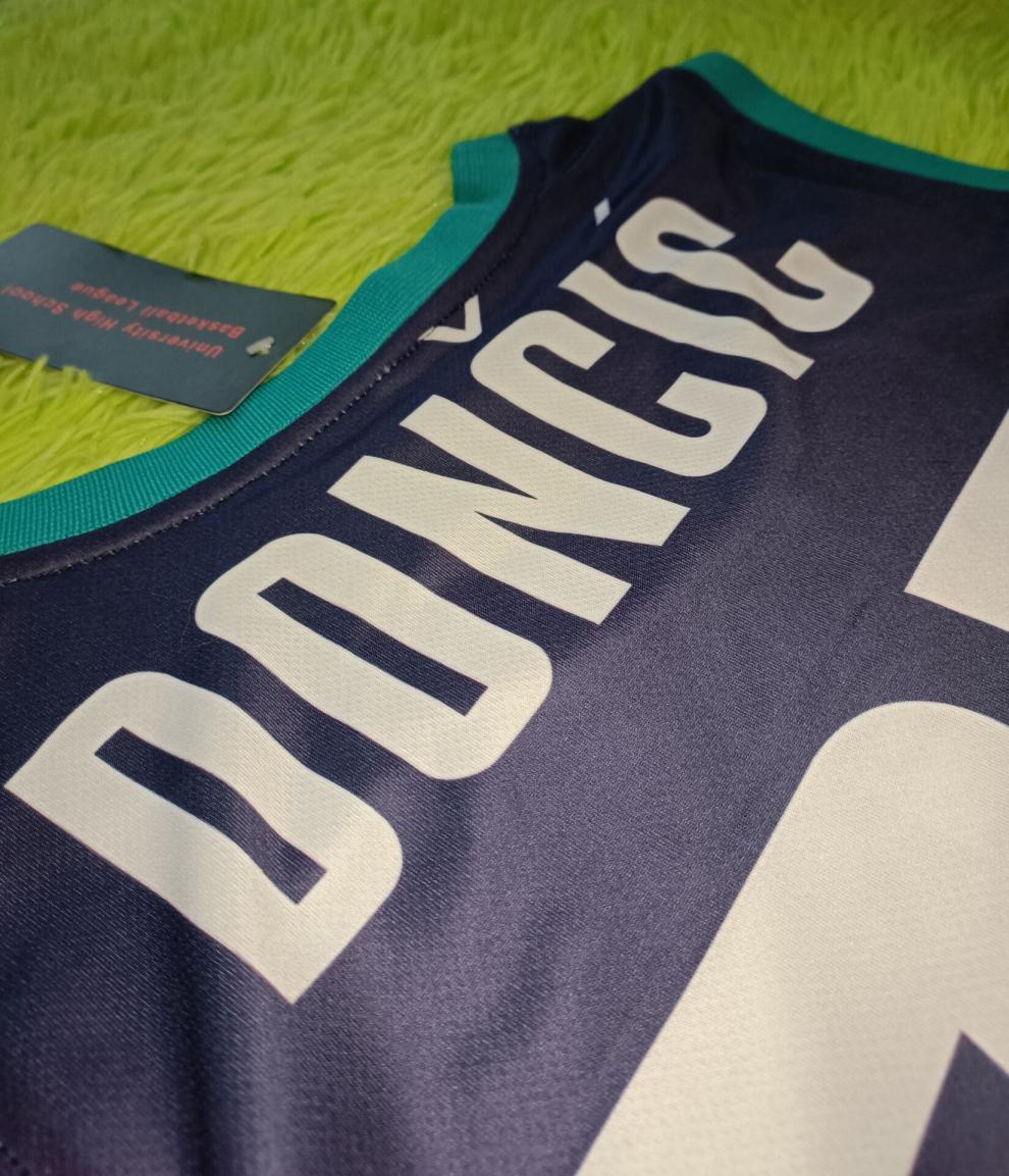 元族皇马卢卡东契奇球衣7号欧洲联赛doncic 复古刺绣国家队篮球服 深