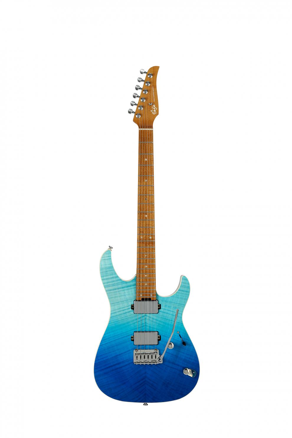 世杰shijie电吉他tm-5 渐变蓝(虎纹枫版)【图片 价格 品牌 报价】