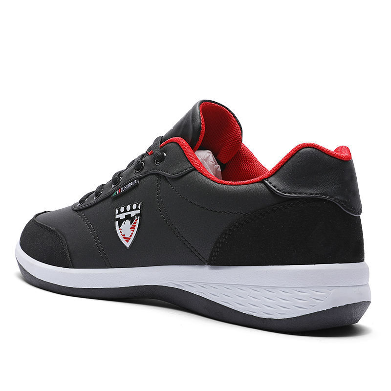 保罗品牌男鞋鞋秋冬季皮面防臭男士鞋子波鞋鞋防滑旅游鞋9070深蓝45