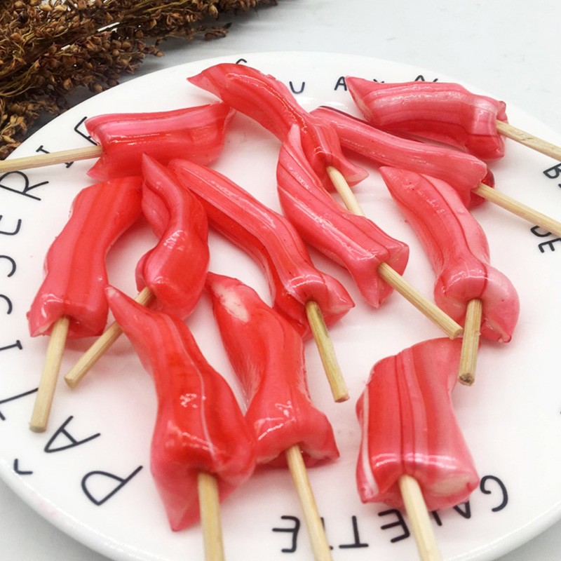 安徽安庆望江特产辣椒糖手工麦芽糖果8090怀旧小零食50支原味芝麻味