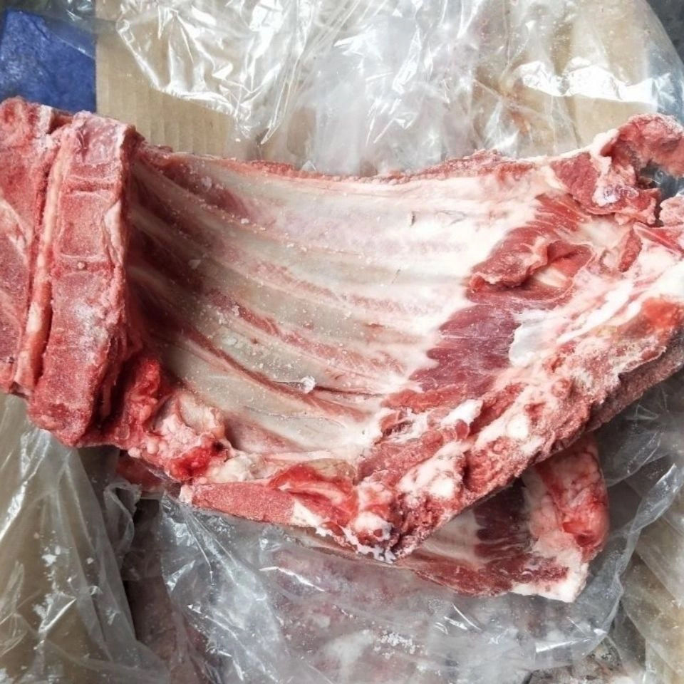 皇金蜜排骨肉猪排骨新鲜猪猪前排带脊骨新鲜排骨25斤装带脊骨