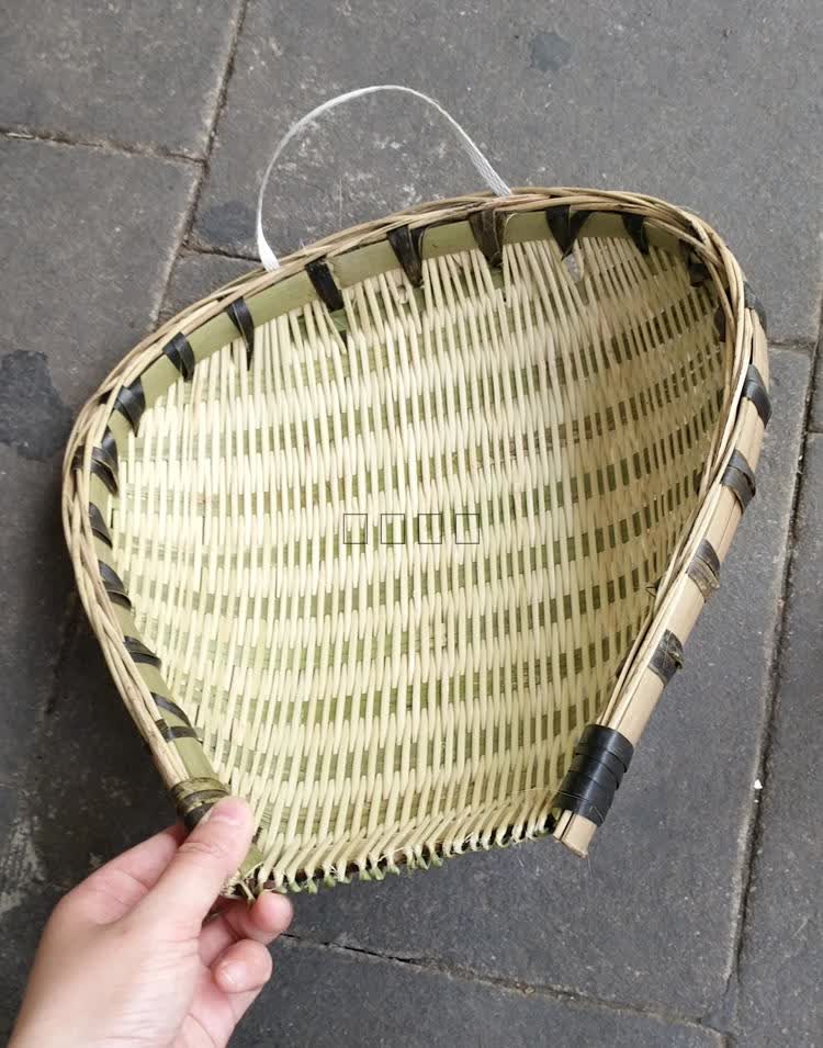 餐具竹编制品四川家用沥饭厨房烧箕农家晾晒簸箕精编3838厘米沥5斤米