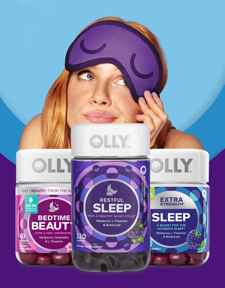 5折 olly睡眠软糖 110粒/瓶 美国 sleep 美国软糖睡眠糖 sleepwell 4