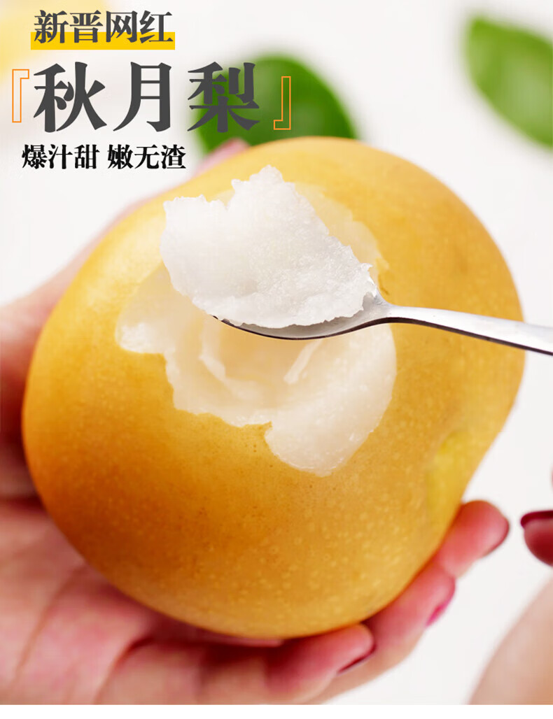 山东莱阳秋月梨【顺丰礼盒-中秋送礼】老树冰糖梨脆甜