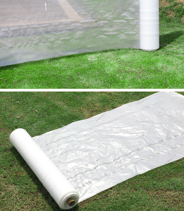 pe塑料薄膜养殖蔬菜大棚膜透明加厚地膜农用养殖装修保护防水防尘6米