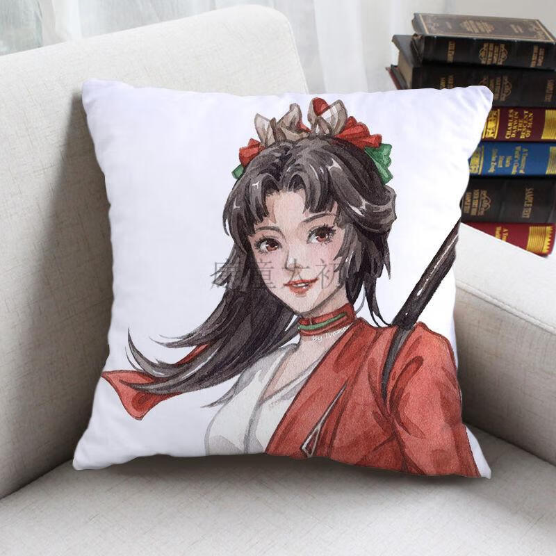 康童新英雄云缨周边抱枕王者荣耀新皮肤来图定制男女生礼物床靠枕头