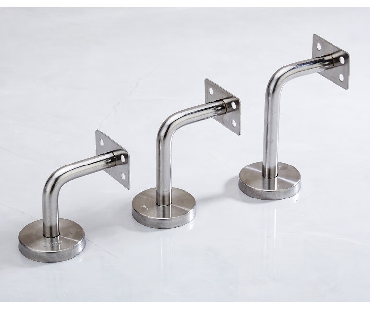 楼梯扶手墙托304不锈钢实心墙托楼梯扶手连接件护栏支撑架栏杆托架