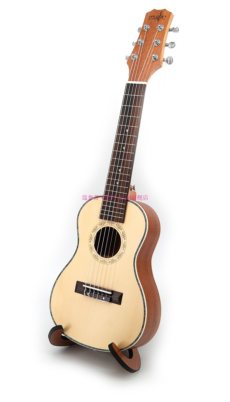 吉他里里六弦28寸吉他丽丽6弦琴旅行便携个性高音小吉他定制款28寸