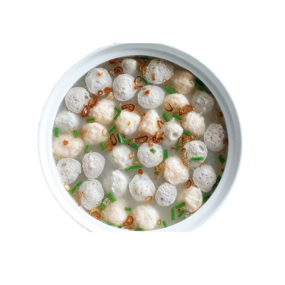 泉州水丸深沪鱼丸小猪肉丸子脆肉丸子闽南小吃火锅料手工丸子汤450克