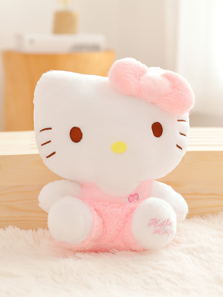 迪士尼disneyhellokitty公仔凯蒂猫毛绒玩具女孩娃娃kt美乐蒂玩偶节日