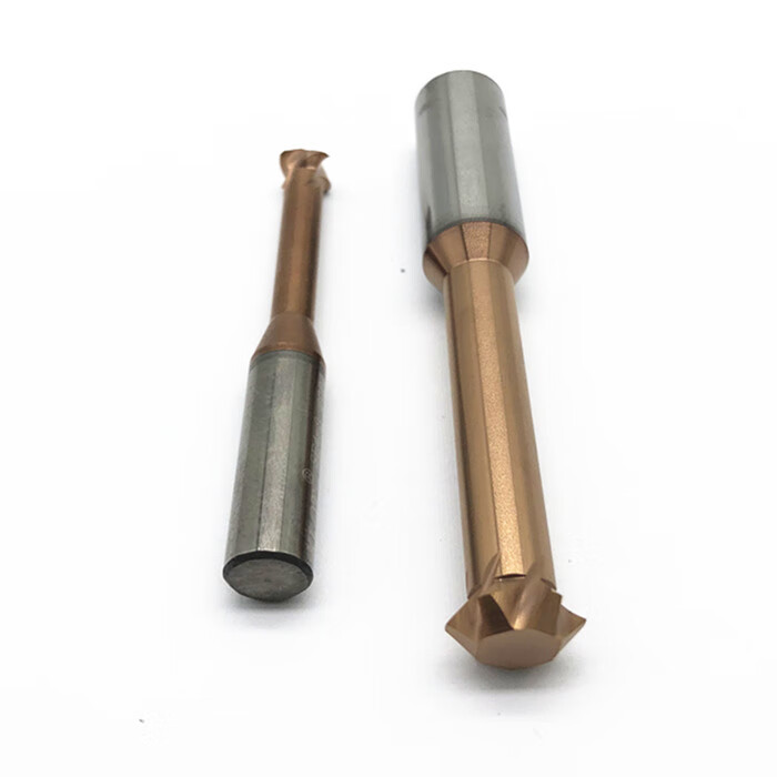 昱瑟适用于涂层钨钢上下倒角刀合金内孔正反倒角刀双面倒角铣刀c45度