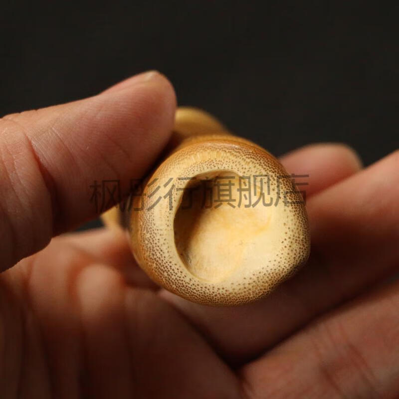 龟甲竹把件 精品天然龟甲竹手把件精磨异形玉竹小挂件龟背形罗汉竹