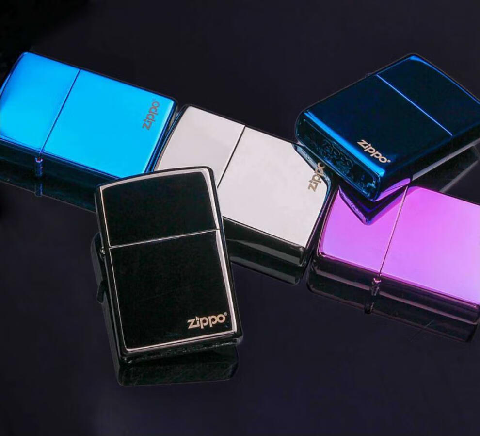 官方旗舰适用zippozippo打火机白冰镜面原装之宝煤油防风打火机男礼物