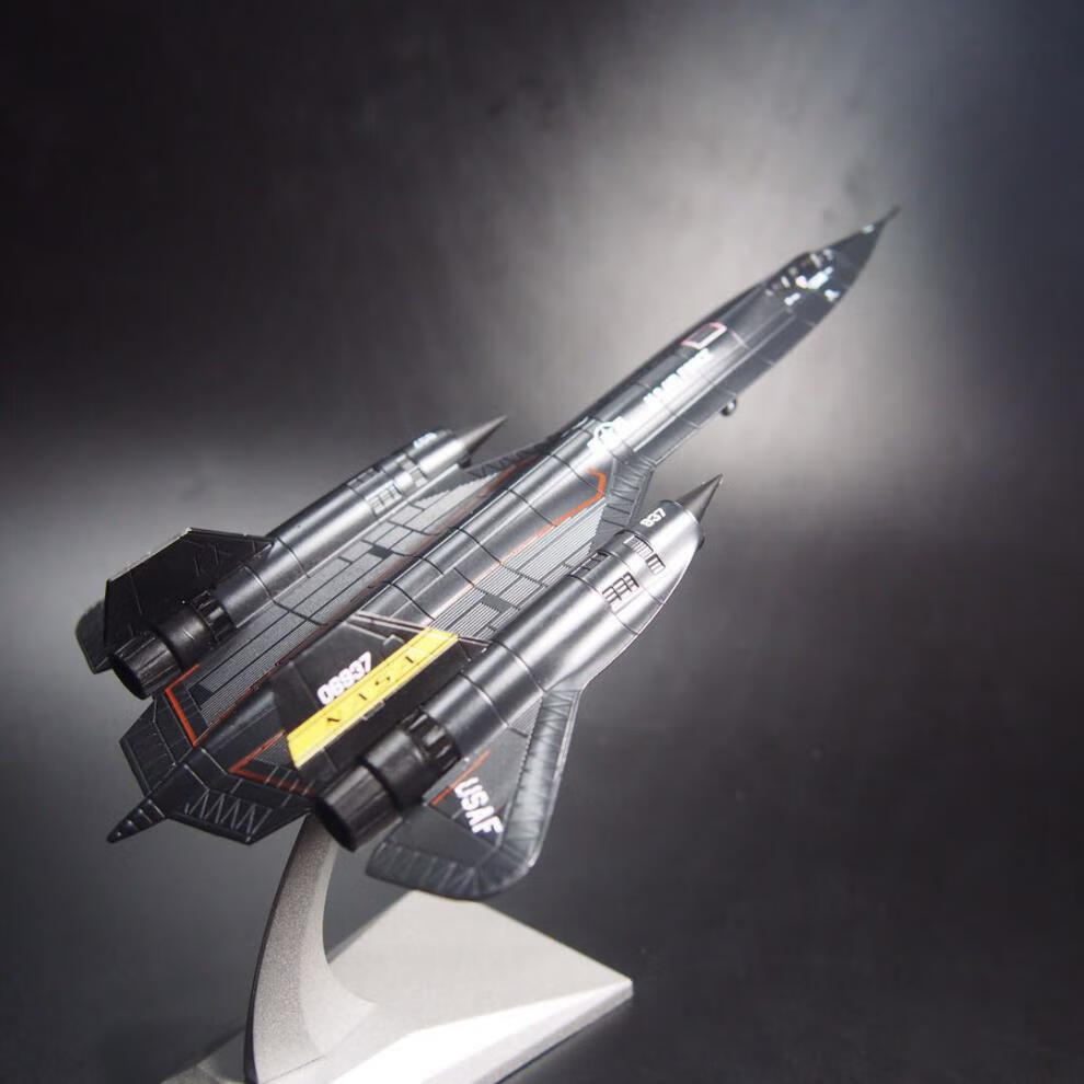 520礼物 sr71黑鸟 1 72 144sr71黑鸟高空侦察机模型合金仿真战斗机