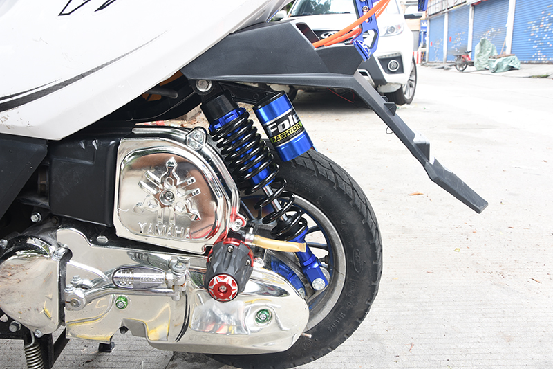 适用雅马哈鬼火避震器后减震改装配件gy6巧格酷奇福喜100后减震器dps
