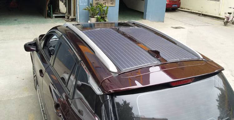 车顶太阳能发电板 半柔性单晶太阳能发电板房车载车顶发电系统汽车