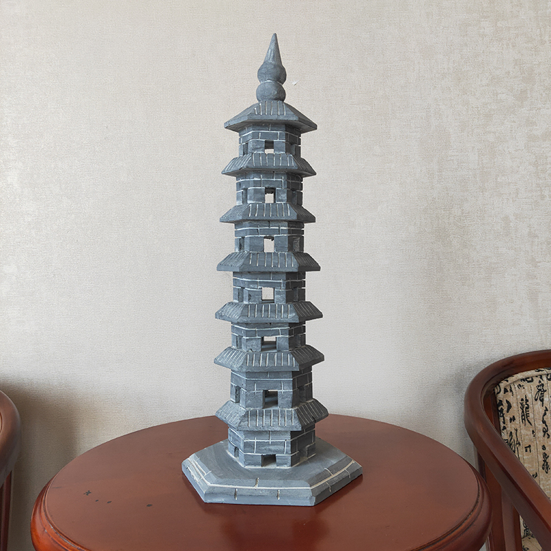石塔青石塔摆件大小宝塔文昌塔石雕七九十三层石头塔佛塔 1.