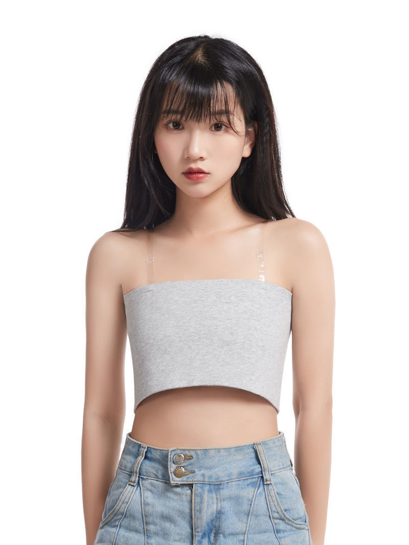 楠菲丽尔les抹胸束胸内衣女学生运动超平隐形束身大胸显小塑身缩胸