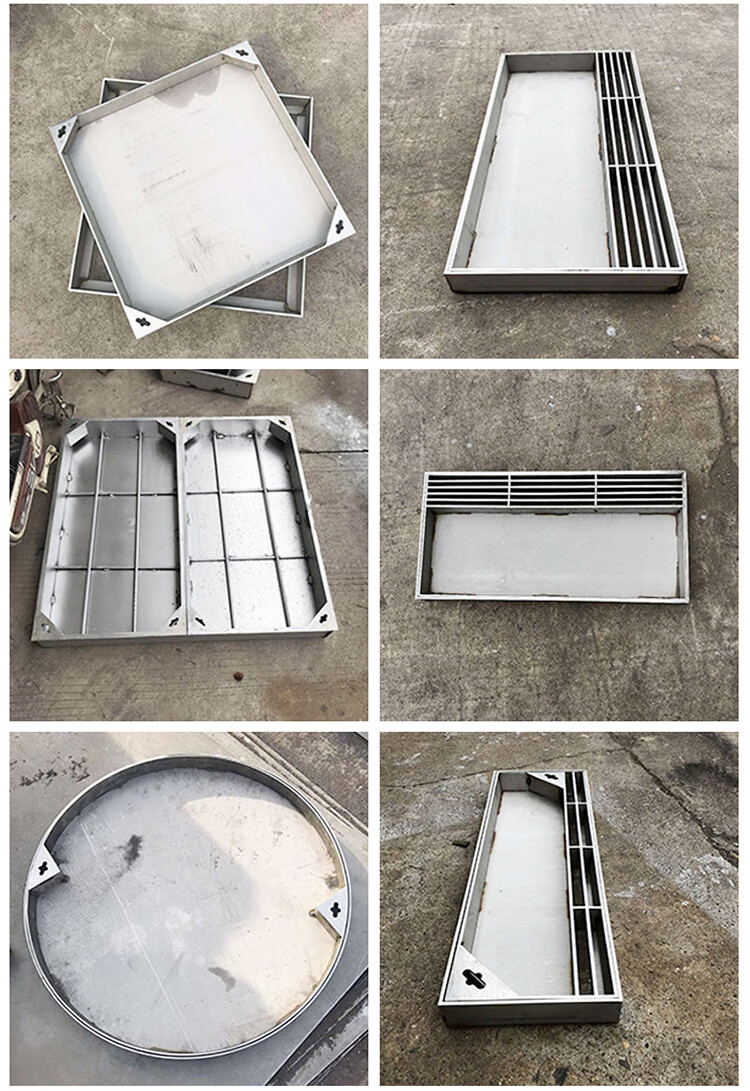 定制304不锈钢井盖方形隐形装饰窨井盖地沟下水道盖板格栅水篦子
