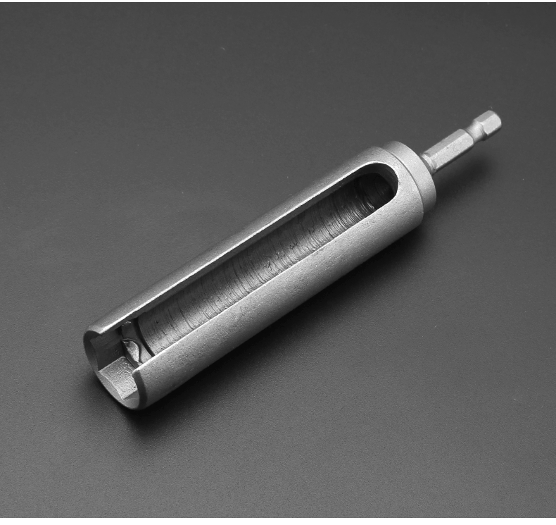 开口套筒加长型内六角加深风批扳手电动加长六角柄螺丝套筒头工具12mm