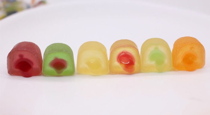俄罗斯进口夹心软糖kdv小蜜蜂什锦水果味混合糖果网红零食喜糖分装250