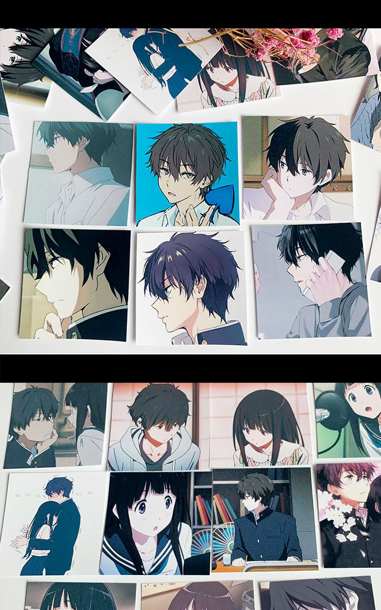 千奇梦 车贴冰菓贴纸手账贴折木奉太郎动漫装饰防水贴纸千反田爱瑠贴