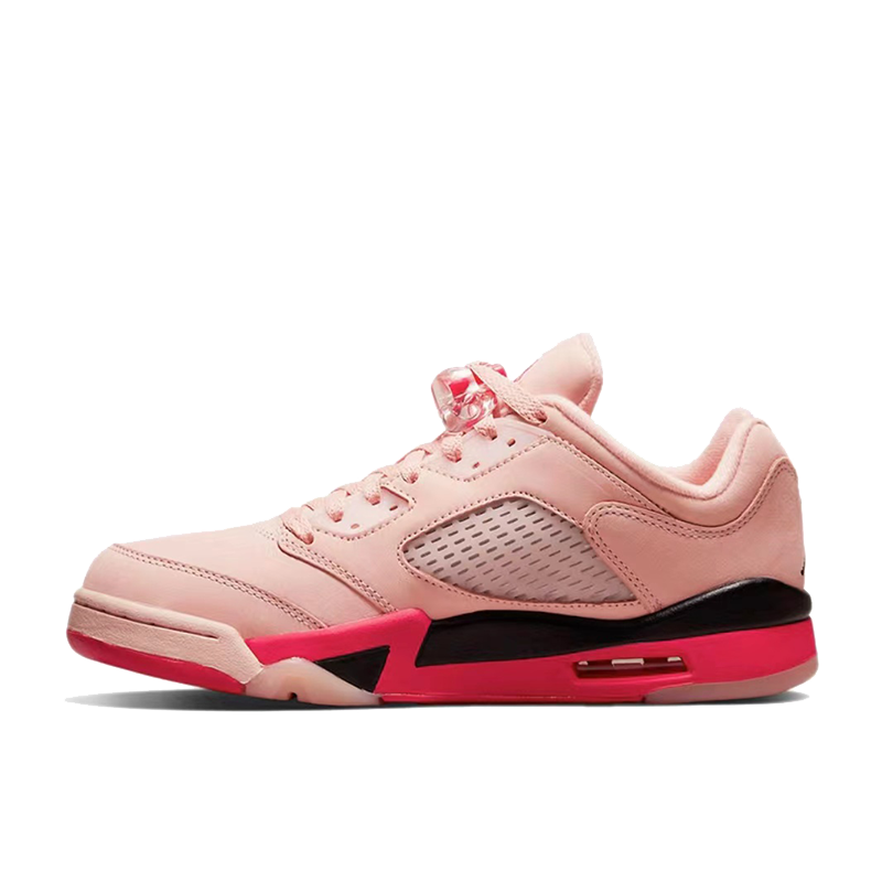 nike耐克 air jordan 5 low aj5北极粉火烈鸟男女篮球鞋 da8016-806