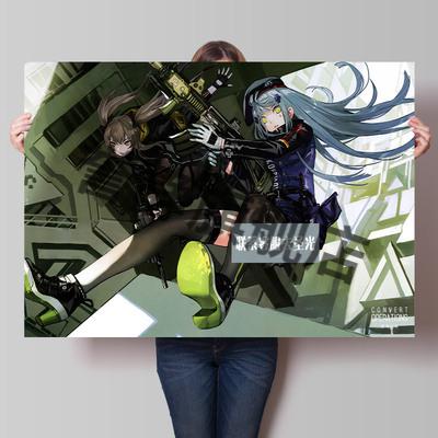 少女前线动漫游戏海报周边404小队ar15g36二次元宿舍卧室超大墙贴少女